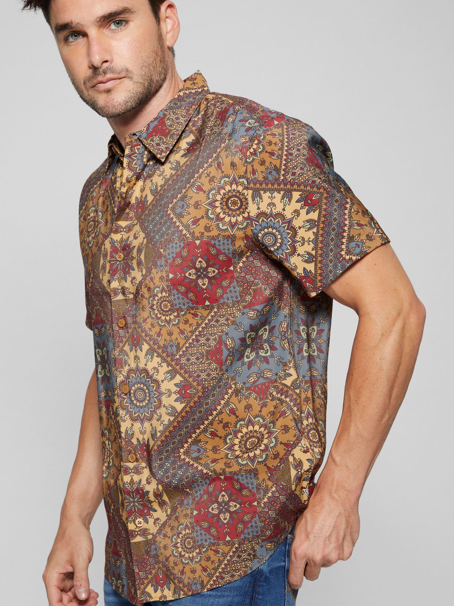 SS ECO SANDWASH SHASHIKO SHIRT