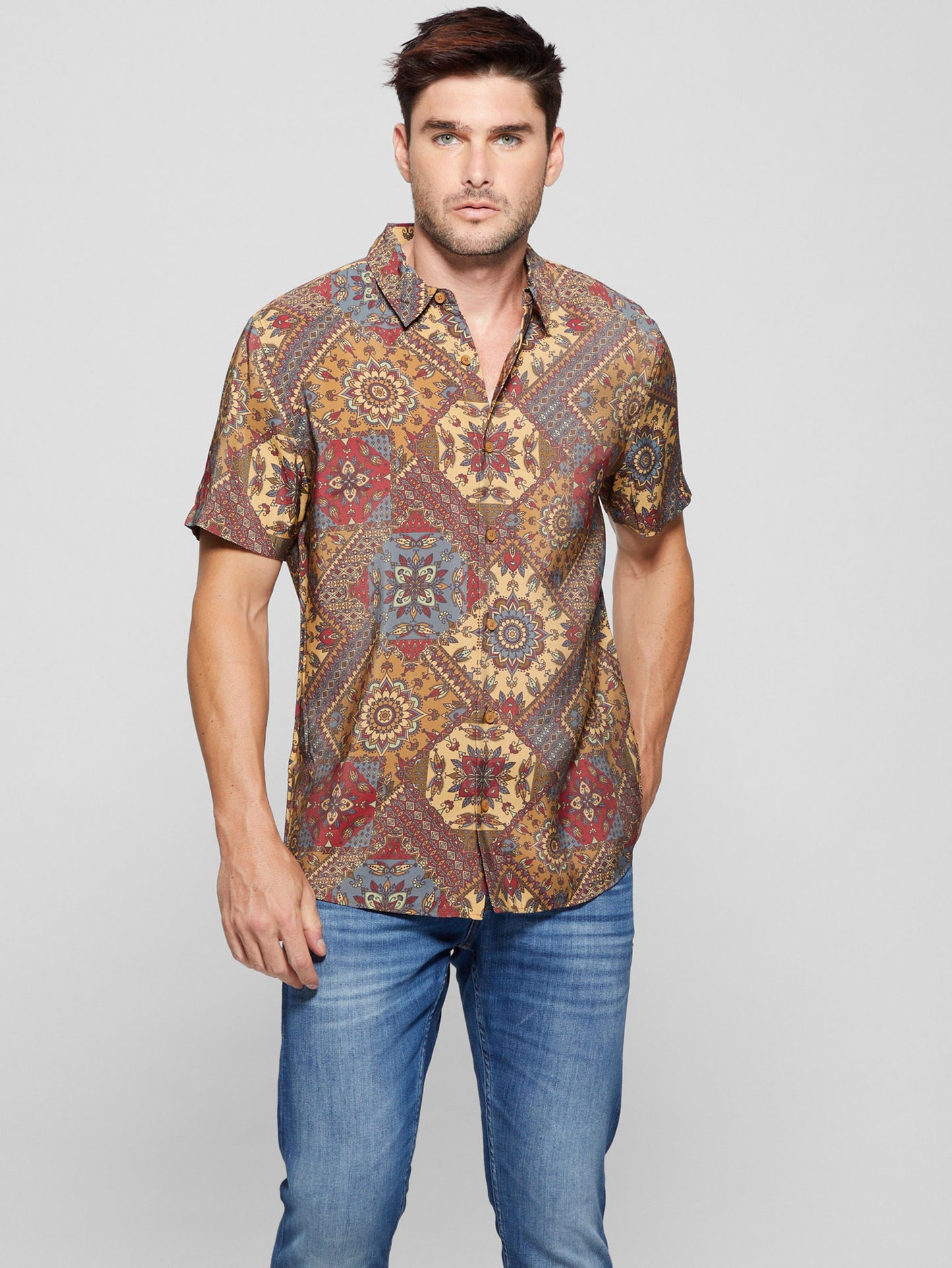 SS ECO SANDWASH SHASHIKO SHIRT
