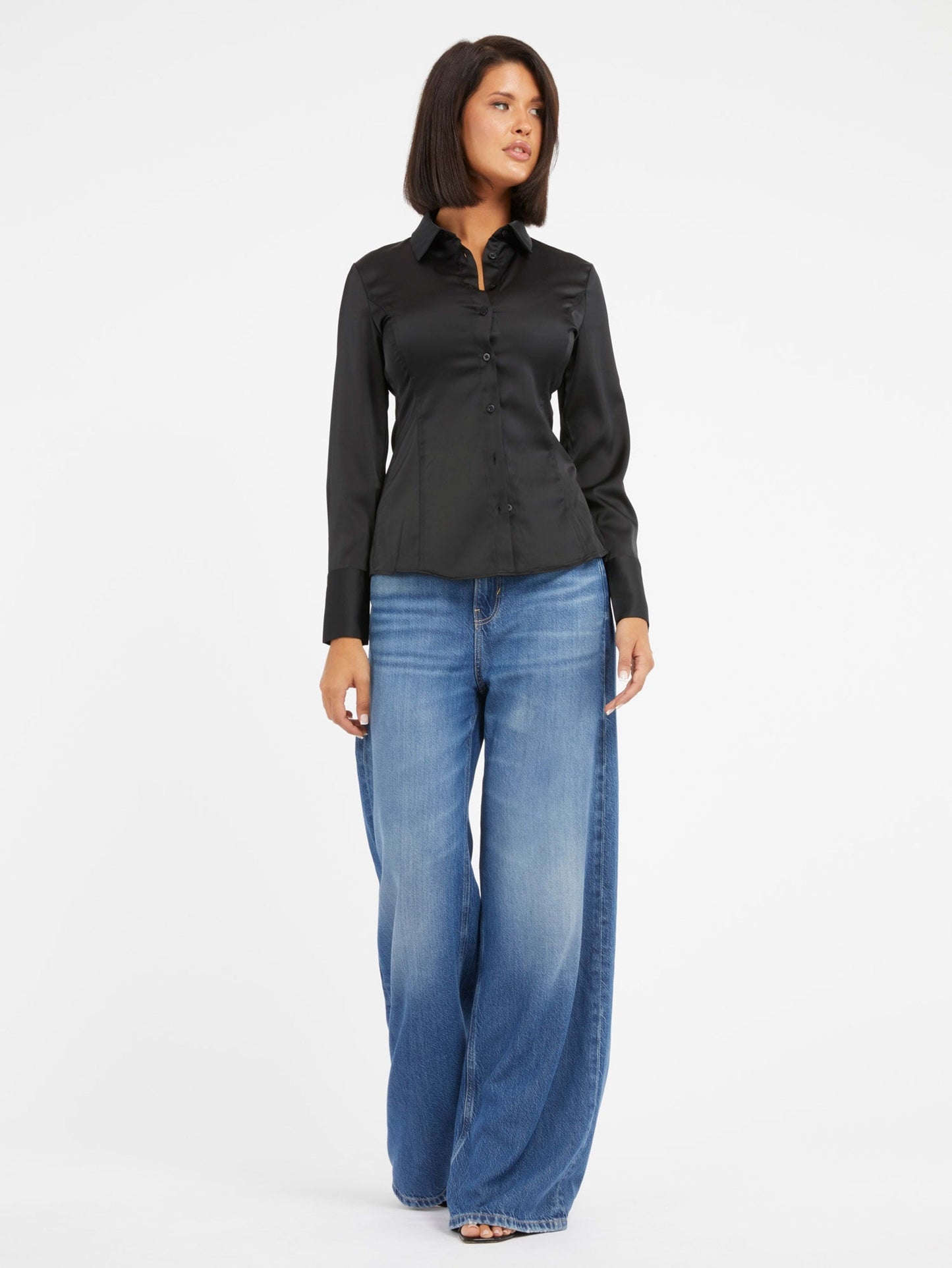 LS FERNANDA CORSET SHIRT