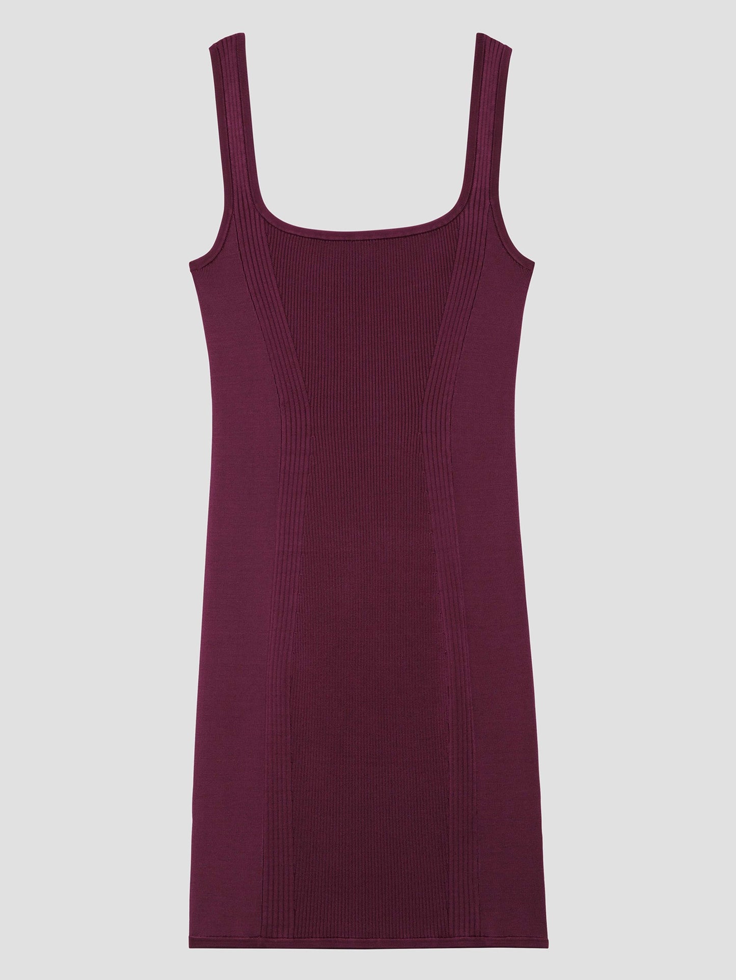 SL SQUARE NK LUCIA RIB DRESS