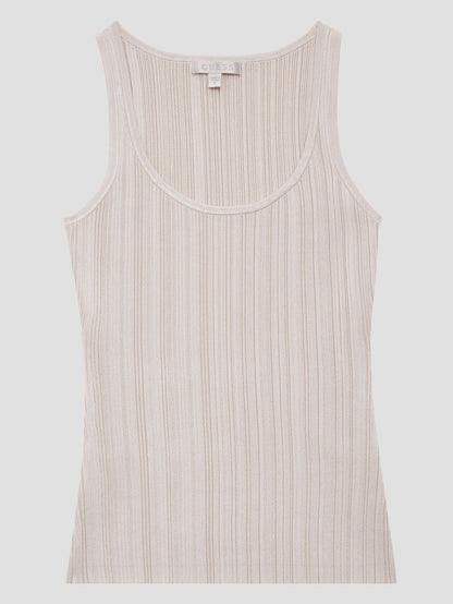 SL VARIEGATED RIB CASIE TANK