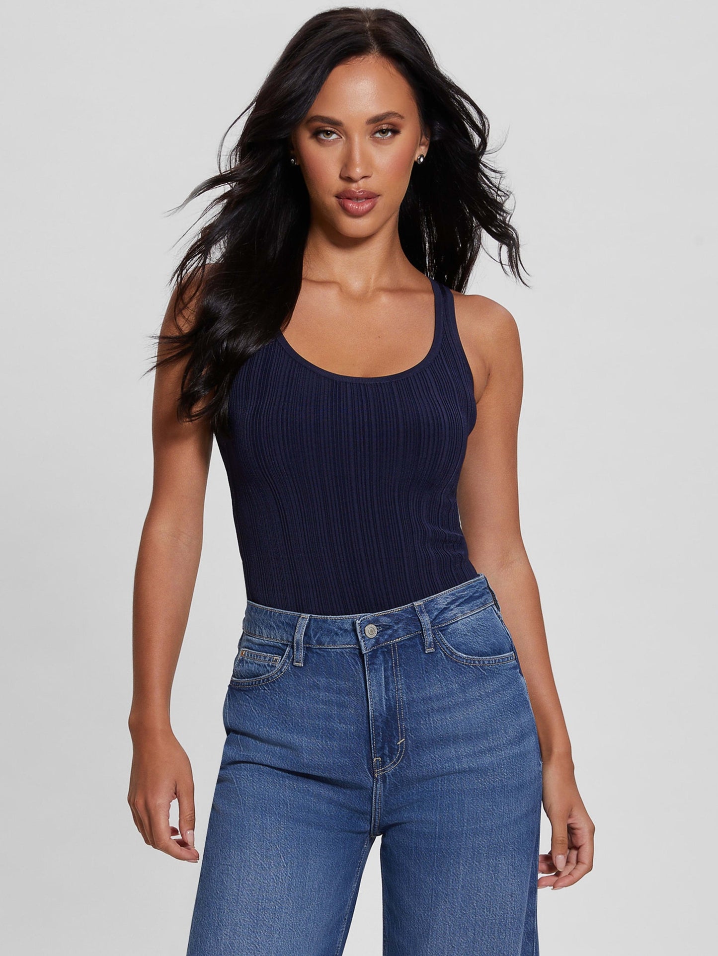 SL VARIEGATED RIB CASIE TANK