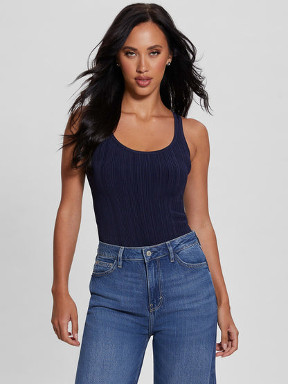 SL VARIEGATED RIB CASIE TANK