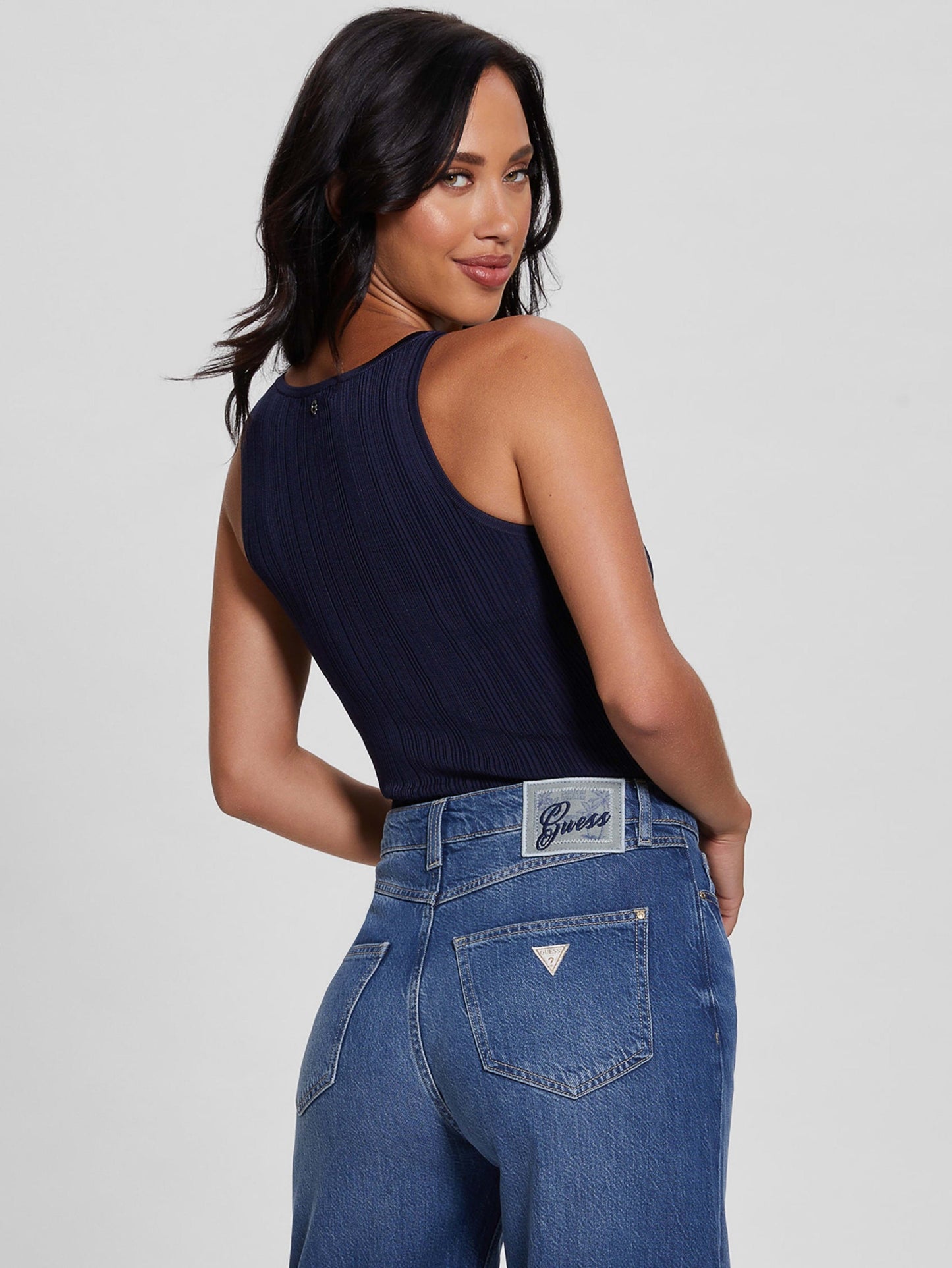 SL VARIEGATED RIB CASIE TANK